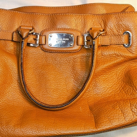 Michael Kors Medium Large Leather Hamilton Bag Brown Satchel With wallet. - Picture 13 of 17